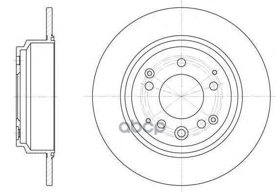 Диск Тормозной Задний Honda Legend Ii  Iii  Iv Road house арт. 692200