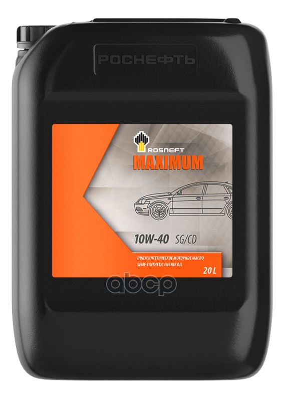 Rosneft Роснефть Maximum 10W-40 (Нзмп) Sg/Cd Моторное Масло П/Синт. Кан.20 Л 8733