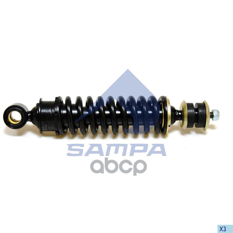 Амортизатор Кабины 277/337 25*44/14*83 O/I Перед С Пруж Daf Xf95 SAMPA арт. 050.209-01