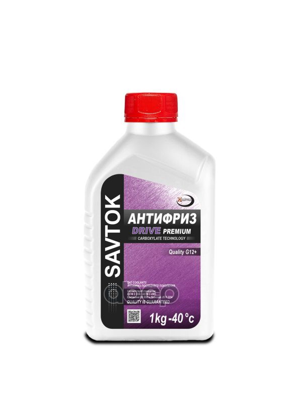 Антифриз Savtok Premium «Drive» G12+ 1 Л SAVTOK арт. sav0024