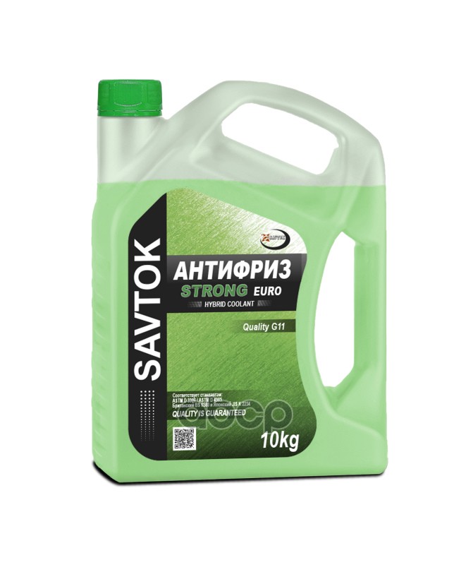 Антифризы Savtok Euro Strong G11 10 Л SAVTOK арт. stk0015