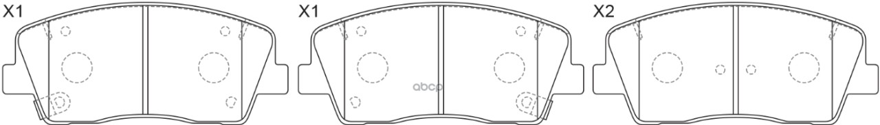 Колодки тормозные задние HYUNDAI SANTA FE (CM) 2.2D 09-/KIA SORENTO (XM) 09- BP10415 SB Nagamochi арт. BP10415