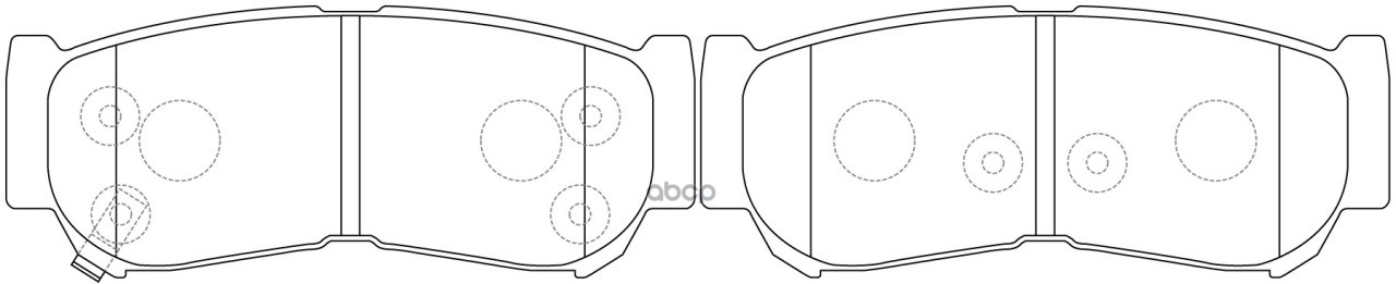 Колодки тормозные дисковые задние SB Nagamochi арт. BP10447