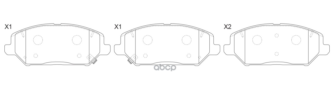 Колодки тормозные дисковые передние SB Nagamochi арт. BP11017