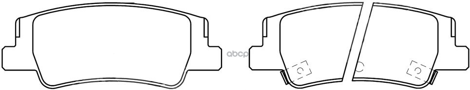 Колодки Тормозные SB Nagamochi арт. BP11024