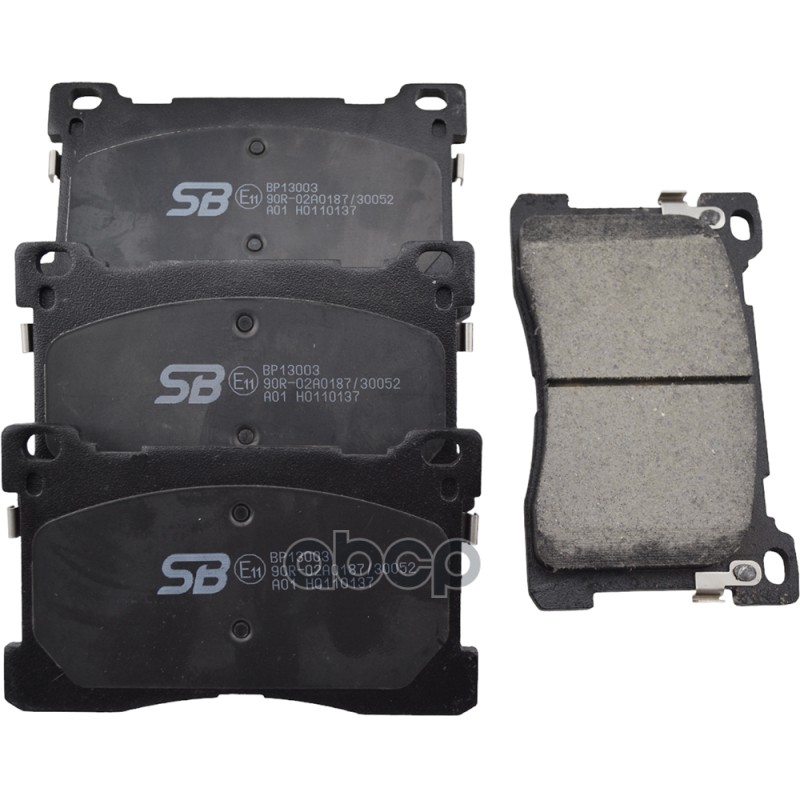 Колодки тормозные дисковые передние к-т HYUNDAI Centennial / Equus 02.14~09.15 BHL13   Eng: 5.0L G8B SB Nagamochi арт. bp13003