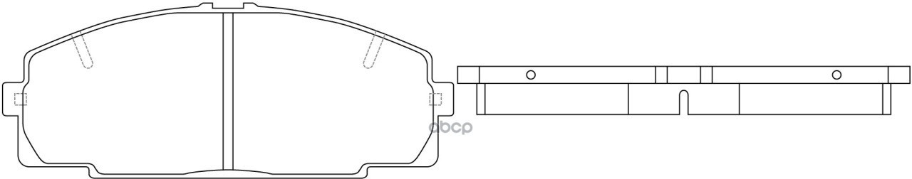 Колодки тормозные дисковые передние к-т TOYOTA HIACE 3.0 1998 - 2004  TOYOTA HIACE 2.5 2005 - по нас SB Nagamochi арт. bp21237