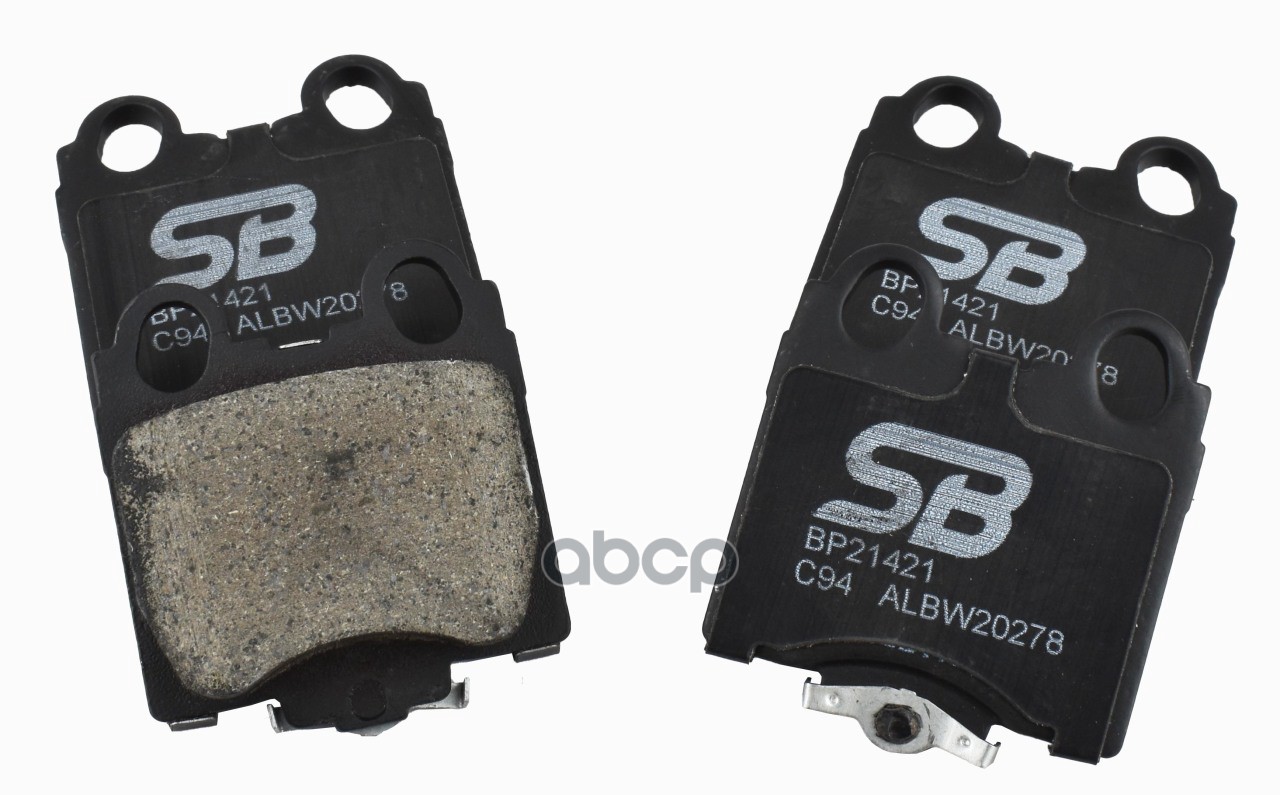 Колодки тормозные дисковые задние к-т TOYOTA VEROSSA 2.0 2000 - 2003  TOYOTA CROWN 2.5 1999 - 2003 SB Nagamochi арт. bp21421