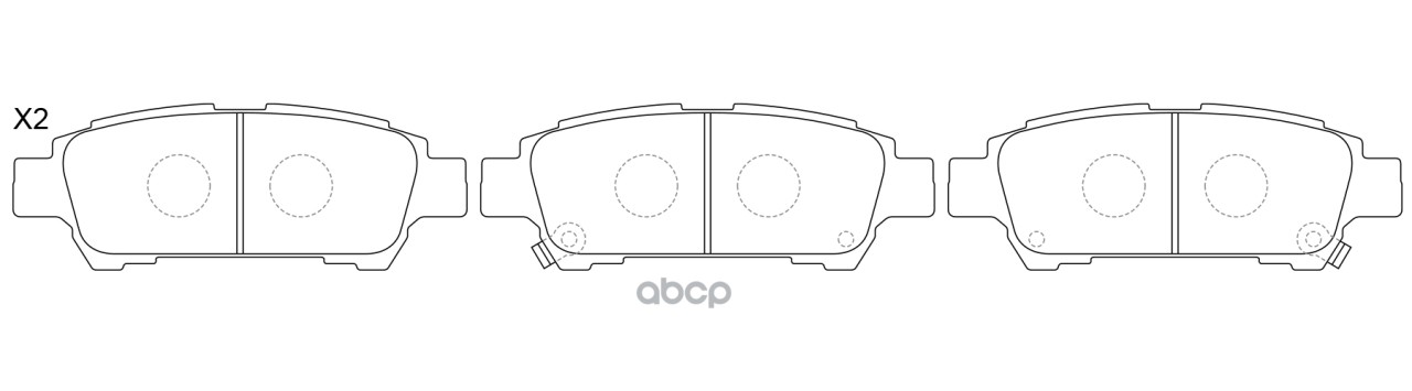 Колодки тормозные дисковые задние SB Nagamochi арт. BP21449