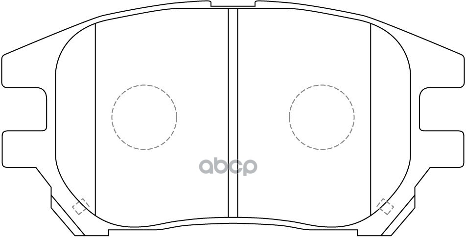 Колодки Дисковые Toyota Harrier 2.4 2000 - 2003 Lexus Rx 3.0 2000 - 2003 Toyota Harrier 3.0 1998 - 2003 Bp21481 SB Nagamochi ...