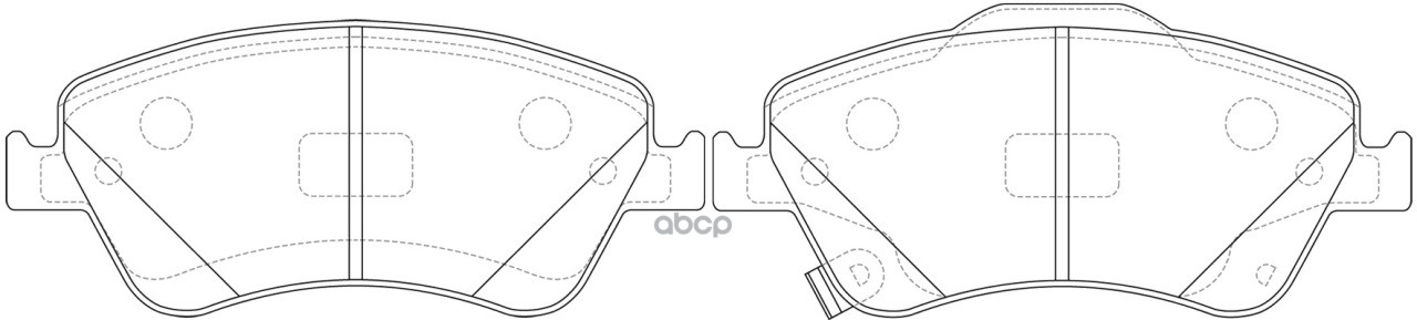 Колодки тормозные передние (TOYOTA AURIS 1.33-2.2 07- ) BP21834 SB Nagamochi арт. BP21834