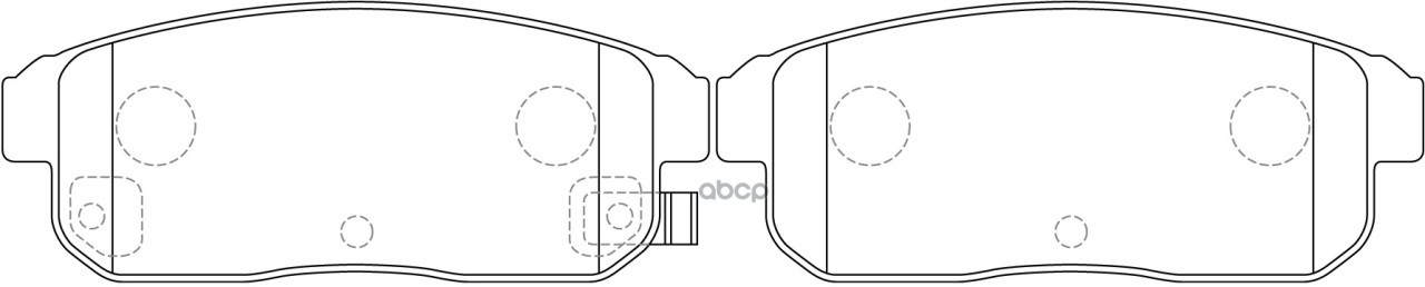 Колодки тормозные дисковые задние SB Nagamochi арт. BP22467