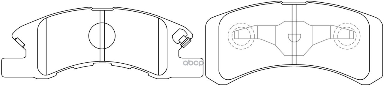 Колодки тормозные дисковые передние к-т MITSUBISHI MIRAGE 1.0 2012 - по наст. время  DAIHATSU CUORE SB Nagamochi арт. bp26428