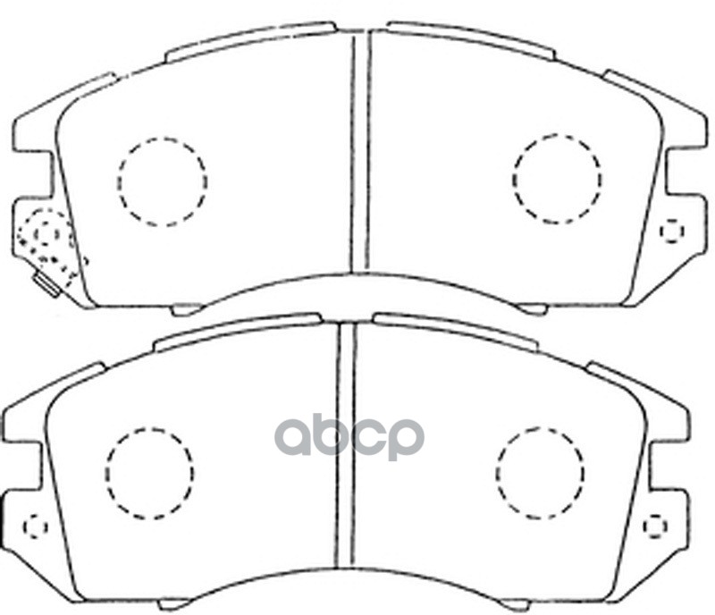 Колодки тормозные ISUZU Aska 05.9003.94, SUBARU Impreza 19922001, BP27248 SB Nagamochi арт. BP27248
