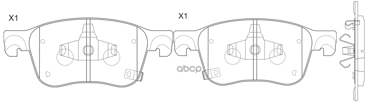 Колодки тормозные дисковые передние SB Nagamochi арт. BP28021