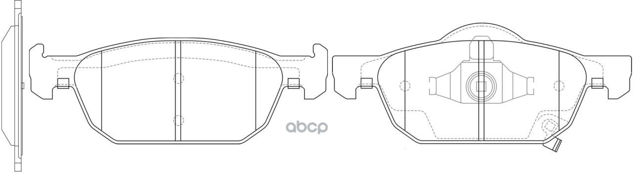 Колодки дисковые HONDA ACCORD 2.4 2008 - по HONDA CIVIC 1.8 2012 - по HONDA ACCORD 2.0 2008 - по BP28863 SB Nagamochi арт. BP...