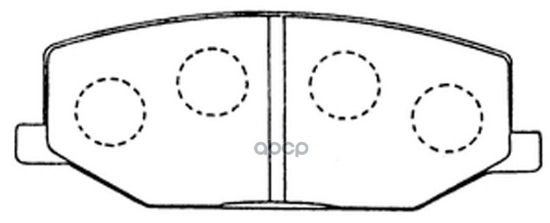 Колодки тормозные дисковые передние к-т SUZUKI JIMNY 1.3 2001 - по наст. время  SUZUKI JIMNY 0.7 199 SB Nagamochi арт. bp29118