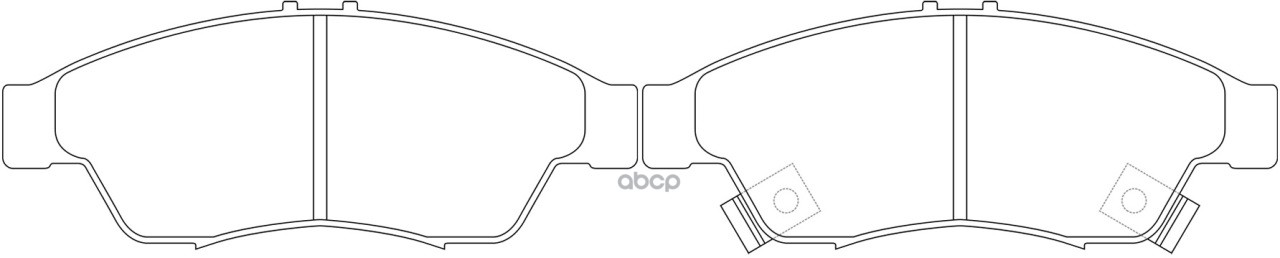 Колодки тормозные передние SUZUKI LIANA 02 BP29804 SB Nagamochi арт. BP29804
