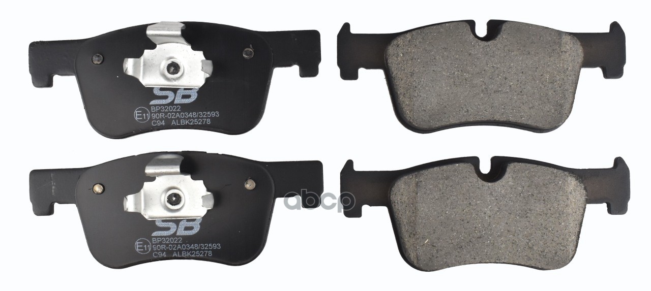 Колодки тормозные передние BMW 1 F20/21 /3 F30/34/35 /4 F32/36 BP32022 SB Nagamochi арт. BP32022