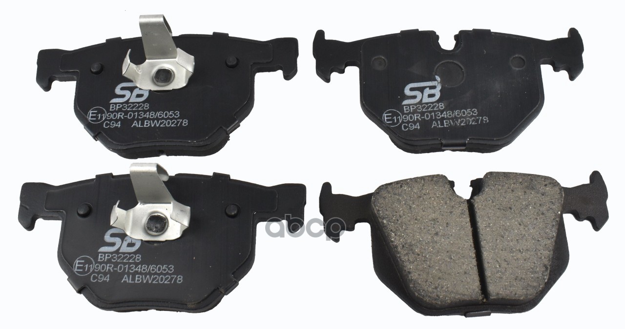 Колодки тормозные задние (BMW X5 (E70), X6 (E71, E72)) BP32228 SB Nagamochi арт. BP32228