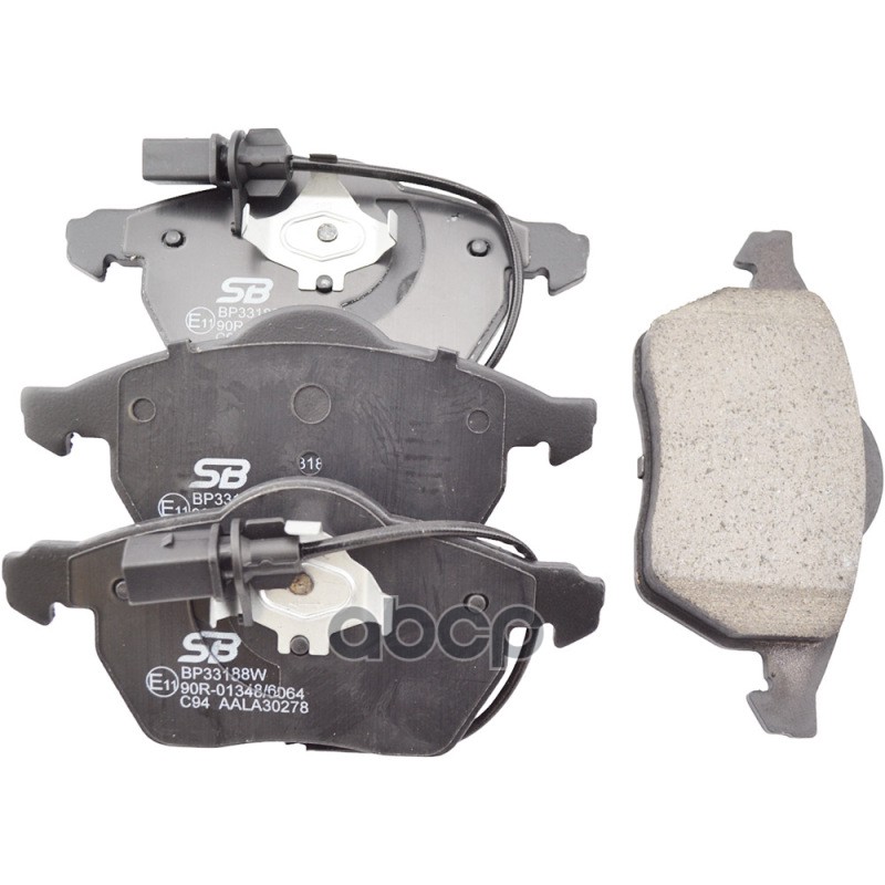 Колодки тормозные дисковые передние к-т с датчиком износа SAAB 9-5 2.3 2001 - 2009  OPEL VECTRA 2.2 SB Nagamochi арт. bp33188w