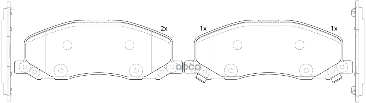 Колодки тормозные дисковые передние SB Nagamochi арт. BP34001