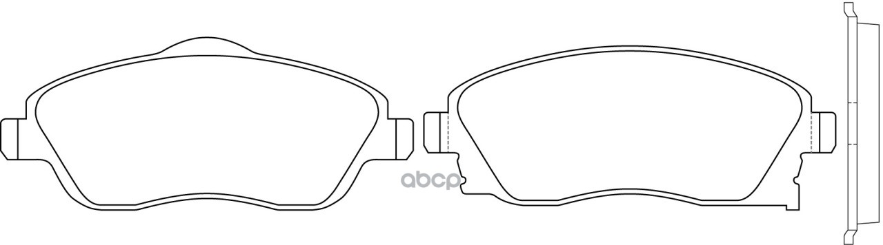 Колодки тормозные дисковые передние SB Nagamochi арт. BP34361