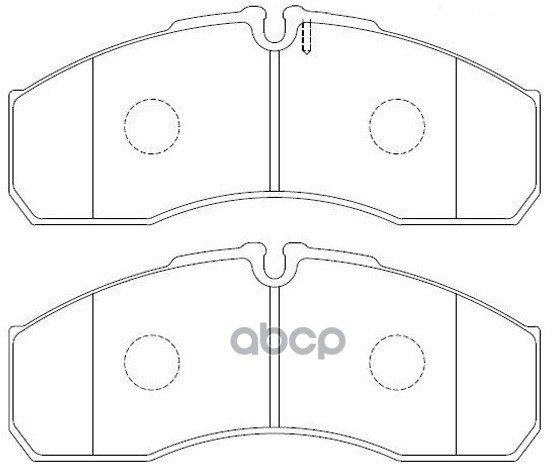 Колодки Тормозные Дисковые Передние  К-Т  Iveco Daily 2.8 2001 - 2006  Renault Master 3.0 2005 - SB Nagamochi арт. bp43072w