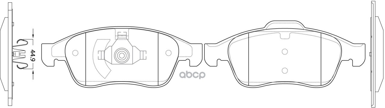 Колодки тормозные дисковые передние SB Nagamochi арт. BP43551