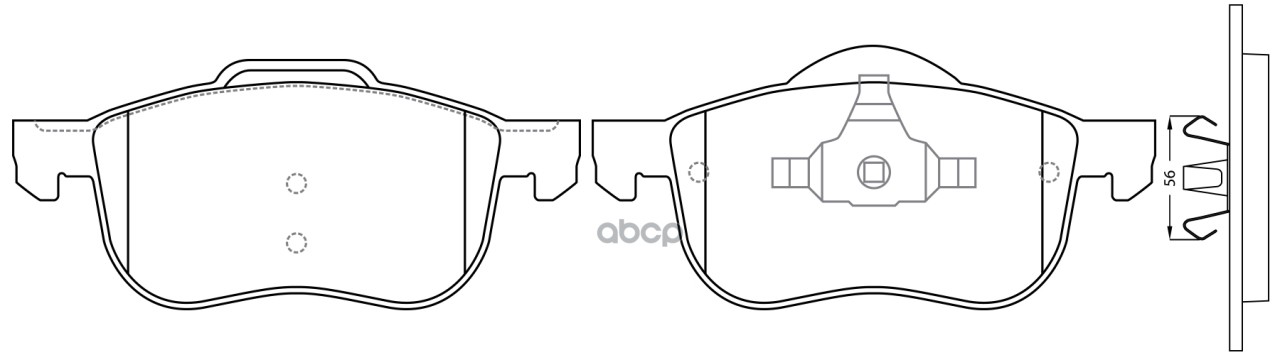Колодки тормозные дисковые передние SB Nagamochi арт. BP45137