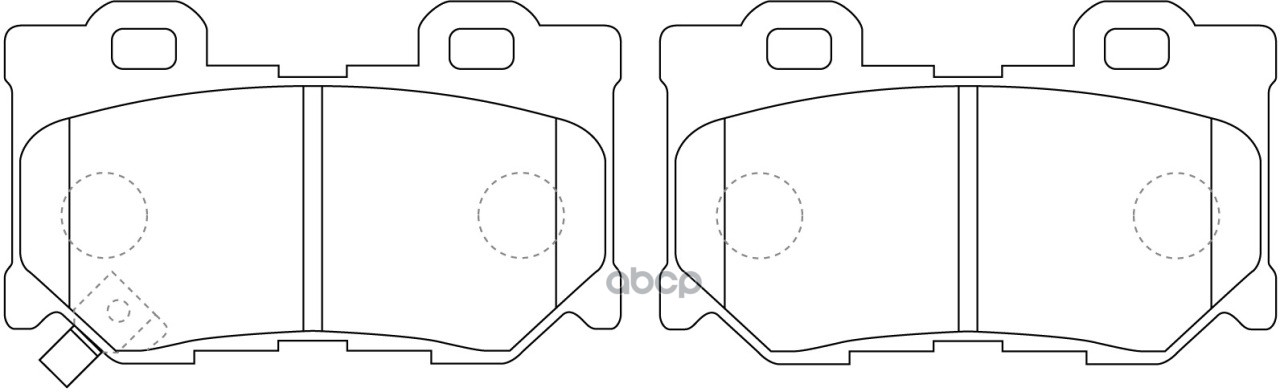 Колодки дисковые INFINITI FX35/45/50 S51 08-, G37 36 09- BP50396 SB Nagamochi арт. BP50396