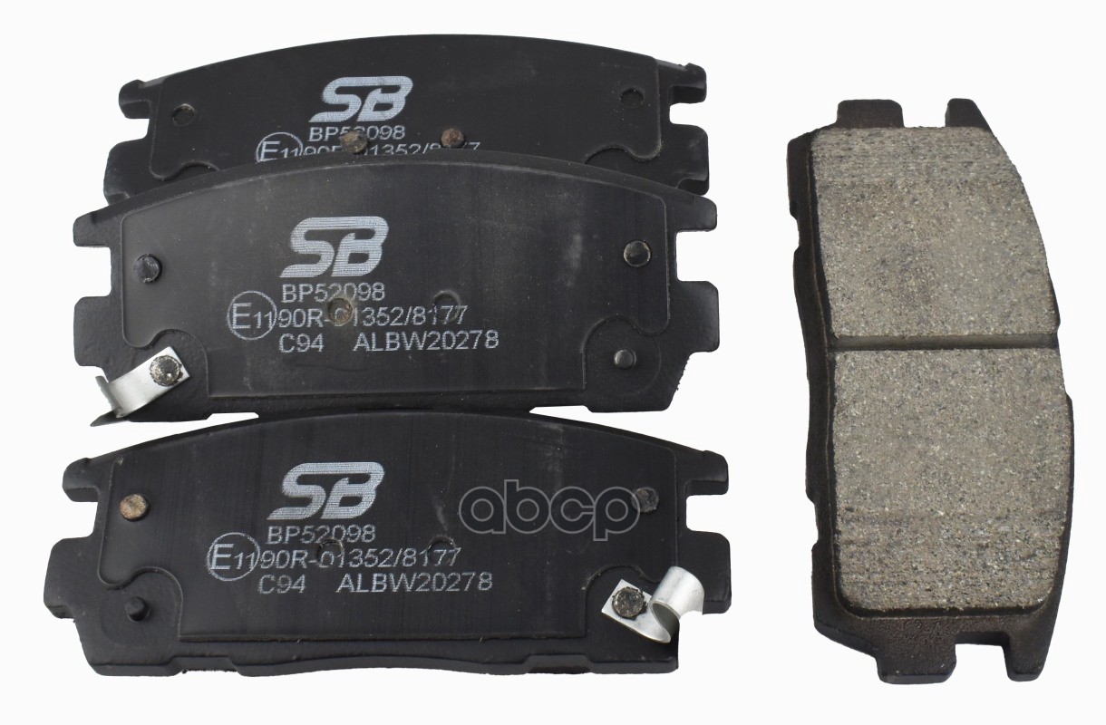 Колодки тормозные дисковые задние SB Nagamochi арт. BP52098