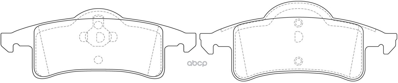 Колодки Тормозные Дисковые Задние К-Т Jeep Grand Cherokee 2.7 2001 - 2005  Jeep Grand Cherokee 4.0 1 SB Nagamochi арт. bp52425
