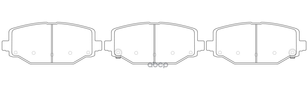 Колодки тормозные дисковые задние к-т CHRYSLER Town&Country 3.6 13-/ DODGE Caravan 3.8 4.0 08-/ 3.3 SB Nagamochi арт. bp53005