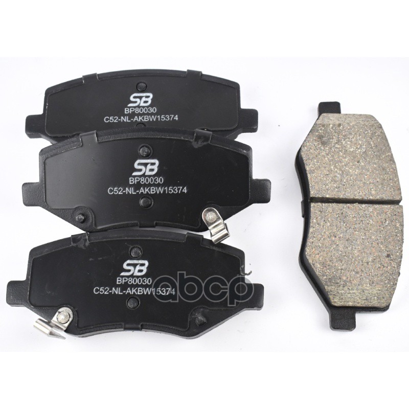 Колодки тормозные дисковые передние к-т JAC JS4  S2  S3  MOSKVICH 3 SB Nagamochi арт. bp80030