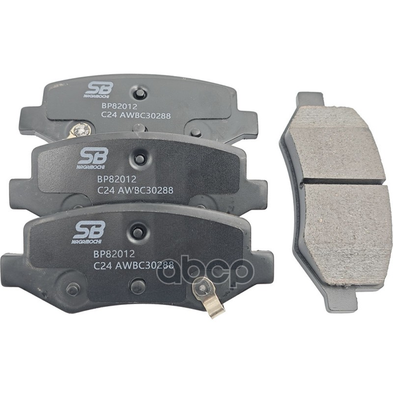 Колодки тормозные дисковые задние SB Nagamochi арт. BP82012