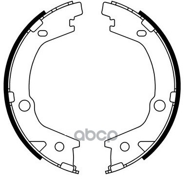 Колодки стояночного тормоза HYUNDAI SANTA FE 01-06/TUCSON 04-/KIA SPORTAGE 04- BS11004 SB Nagamochi арт. BS11004