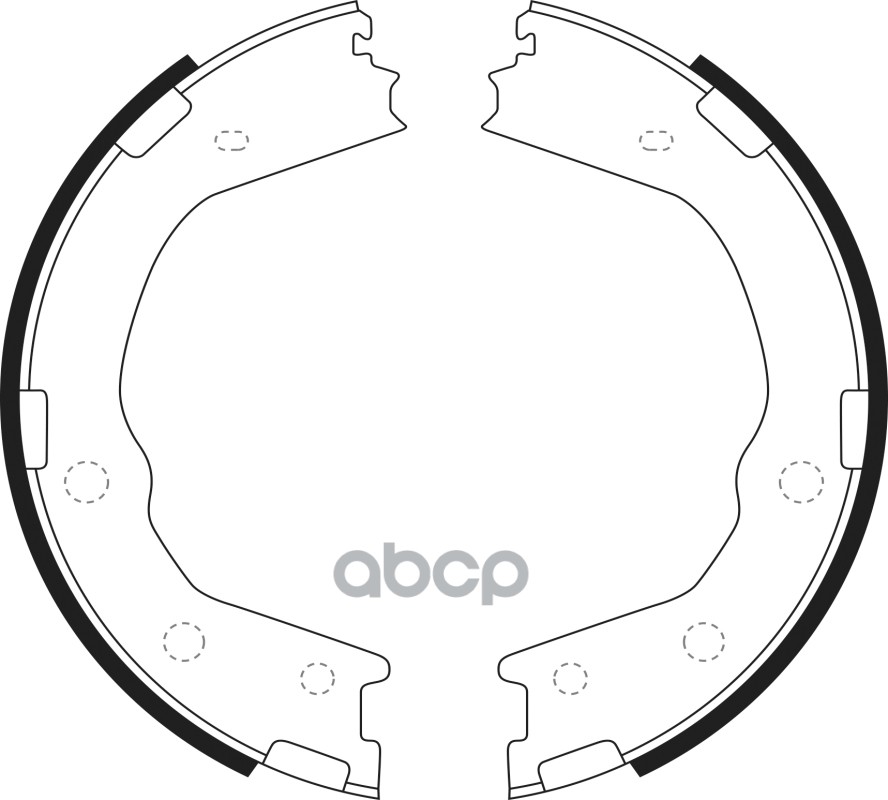 Колодки барабанные KIA Mohave 09- BS13002 SB Nagamochi арт. BS13002