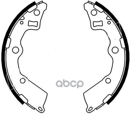 Колодки барабанные KIA PICANTO 1.0/1.1 04- BS13618 SB Nagamochi арт. BS13618