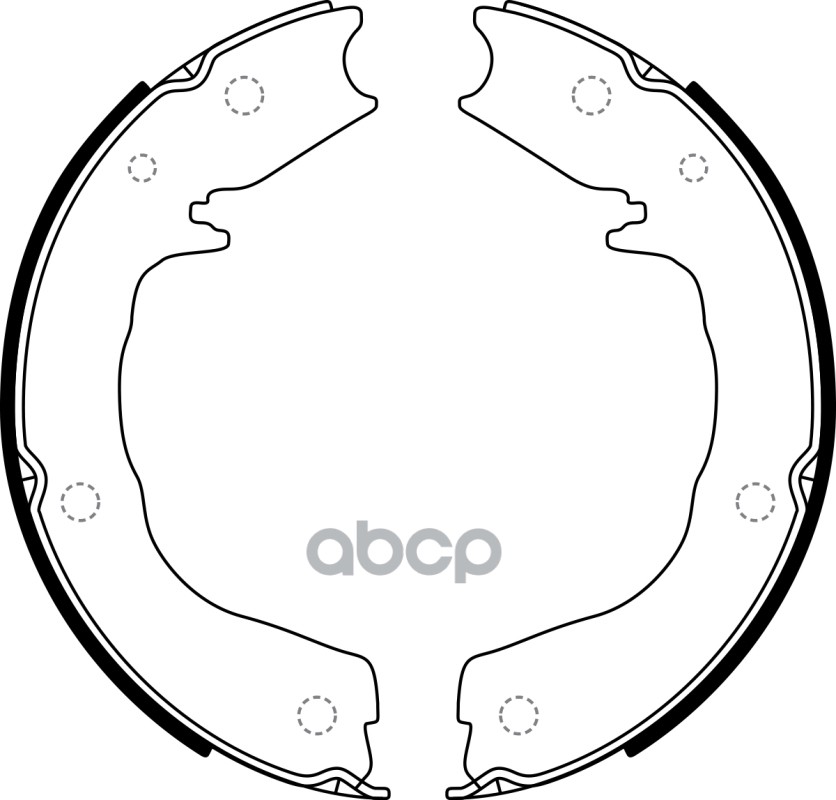 Колодки стояночного тормоза MITSUBISHI PAJERO III/IV 00- BS20626 SB Nagamochi арт. BS20626