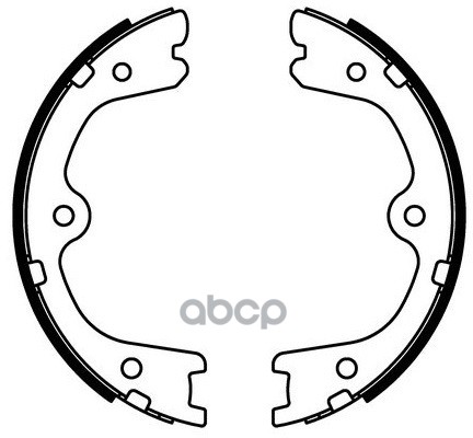 Колодки тормозные барабанные задние к-т NISSAN MURANO 3.5 2003 - 2008  NISSAN MURANO 3.5 2014 - по н SB Nagamochi арт. bs22002