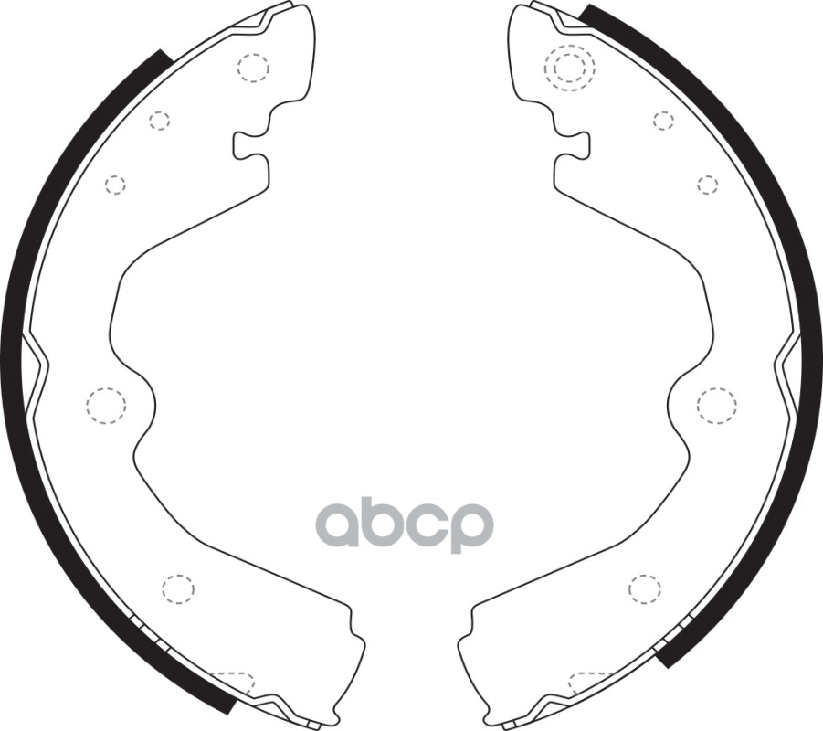 Колодки Тормозные Барабанные Nissan Primera/Sunny/Hyundai Sonata 85-95 Bs22198 SB Nagamochi арт. BS22198