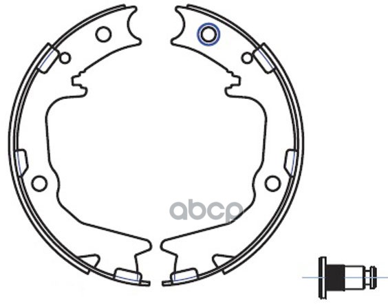 Колодки тормозные барабанные задние SB Nagamochi арт. BS23704