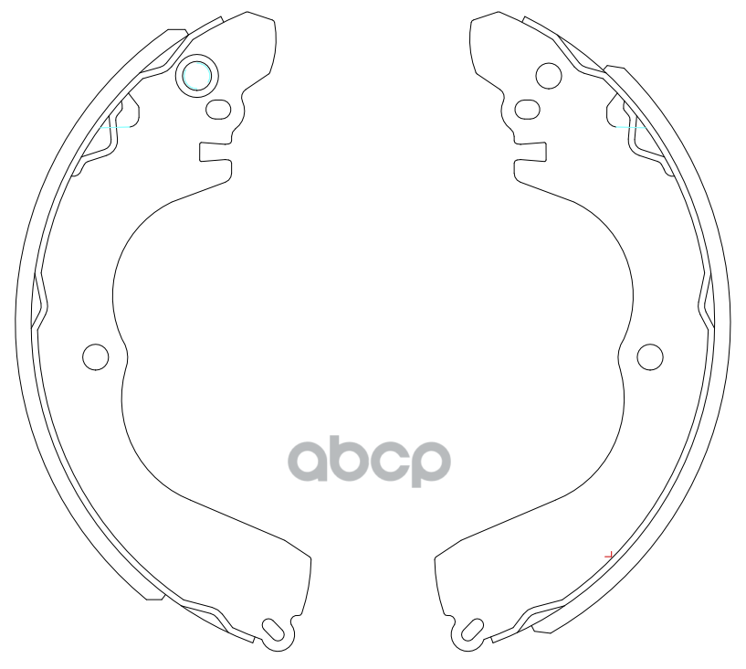 Колодки барабанные MITSUBISHI PAJERO PININ 1.8 2001 - 2007 MITSUBISHI PAJERO IO 1.8 2001 - 2007 BS23723 SB Nagamochi арт. BS2...