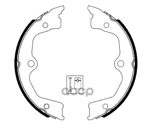 Колодки тормозные барабанные задние к-т HONDA ACCORD 2.4 2008 - по наст. время  HONDA ACCORD 2.4 200 SB Nagamochi арт. bs28005