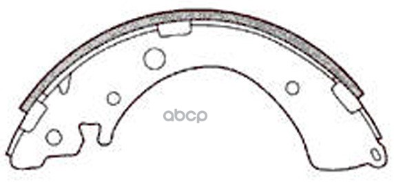 Колодки барабанные HONDA CIVIC 1.6 2001 - 2005 HONDA HR-V 1.6 1999 - по HONDA CIVIC 1.3 2006 - по BS28520 SB Nagamochi арт. B...