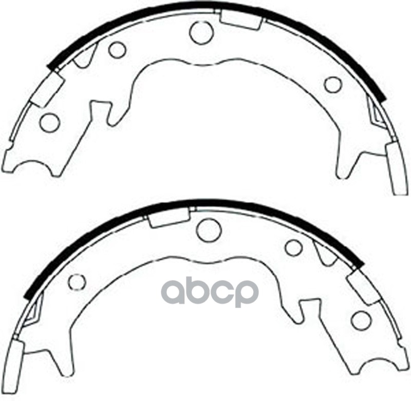 Колодки стояночного тормоза (HONDA ACCORD 03-08/CR-V II 2.0 02-06/FR-V 05-/LEGEND 3.5 96-) BS28570 SB Nagamochi арт. BS28570