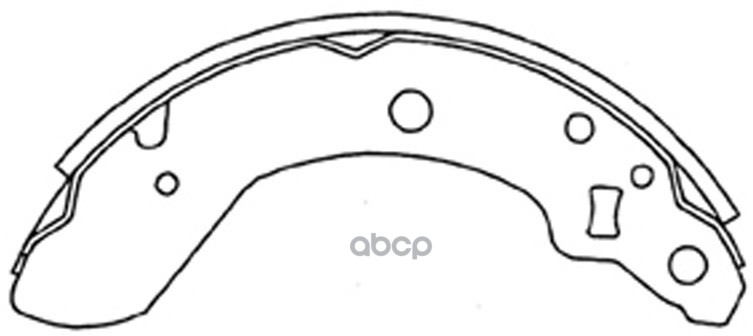 Колодки барабанные MAZDA AZ Wagon 03-08, Laputa 03-05, Spiano 03-05, Carol 03-06, BS29967 SB Nagamochi арт. BS29967