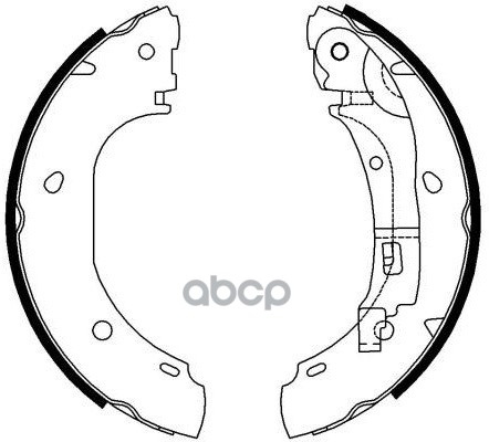 Колодки тормозные барабанные SB Nagamochi арт. BS41585