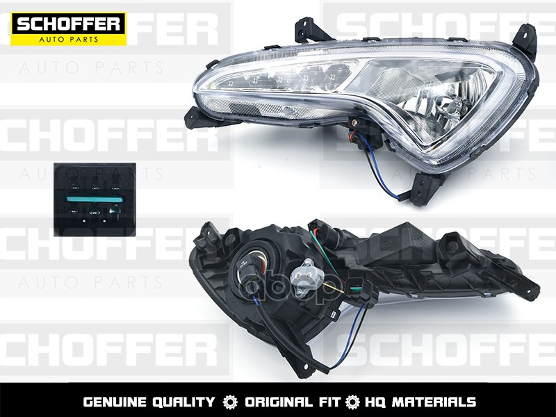 Фара Противотуманная Левая Led Hyundai Solaris (2014-2017) Schoffer Shf11117 SCHOFFER арт. SHF11117